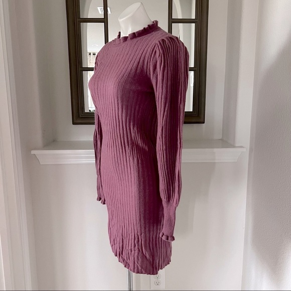 Ellie Tahari Cashmere Balloon Sleeve Sweater Dress Size S New w/Tag - Picture 4 of 15